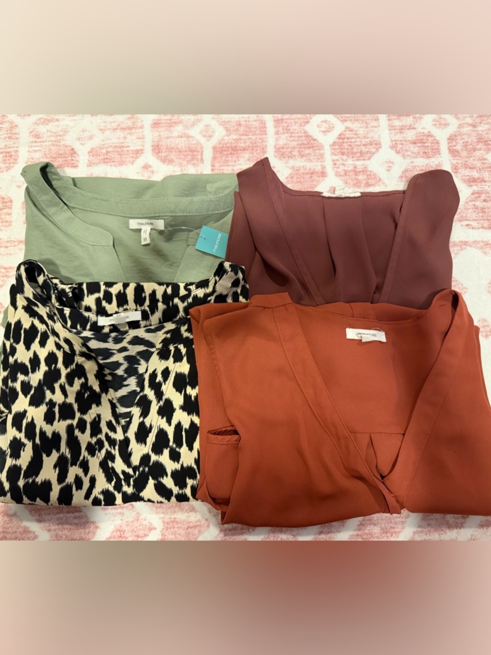 4 Women’s Maurice’s Sleeveless Tops 3x